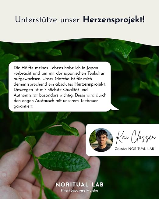 Ceremonial Matcha - Reines Matcha Pulver aus Japan - Ceremonial Grade - Original Matcha Grüntee - Erste Ernte - 100% Natürlich und Laborgeprüft-40g – Bild 4