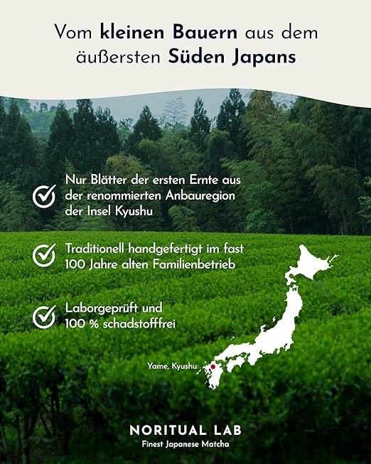 Ceremonial Matcha - Reines Matcha Pulver aus Japan - Ceremonial Grade - Original Matcha Grüntee - Erste Ernte - 100% Natürlich und Laborgeprüft-40g – Bild 6