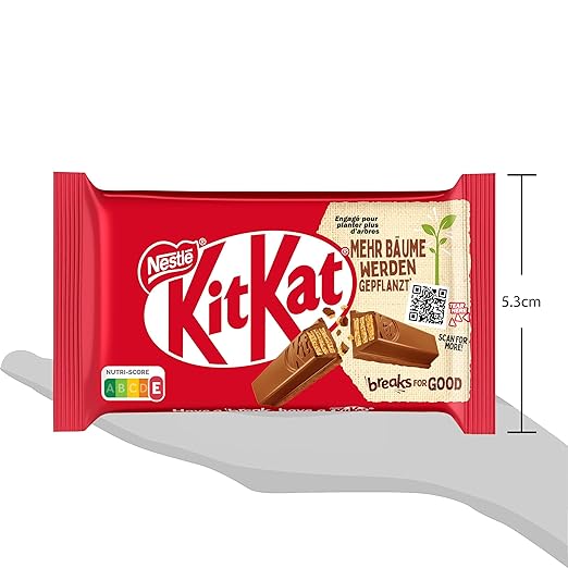 Nestlé KitKat Classic Schokoriegel, Knusper-Riegel mit Milchschokolade & knuspriger Waffel, 24er Pack (24x41,5g) – Bild 2