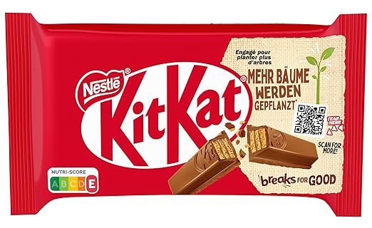 Nestlé KitKat Classic Schokoriegel, Knusper-Riegel mit Milchschokolade & knuspriger Waffel, 24er Pack (24x41,5g) – Bild 4