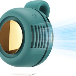 TBLMPNE Mini Ventilator, 2026 Neu Handventilator Akku Aufladbar, Tragbarer Hüftventilator mit 3 Einstellbaren Windgeschwindigkeiten, Geeignet für den Außenbereich, auf Reisen und im Büro (Grün)-- Maximal 2 pro Kunde