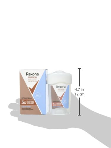 Rexona Maximum Protection Deo Creme Clean Scent Anti Transpirant mit 3x Schutz bei Stress, Hitze & Bewegung 96H extremer Schutz 45 ml (Packung mit 4) – Bild 2