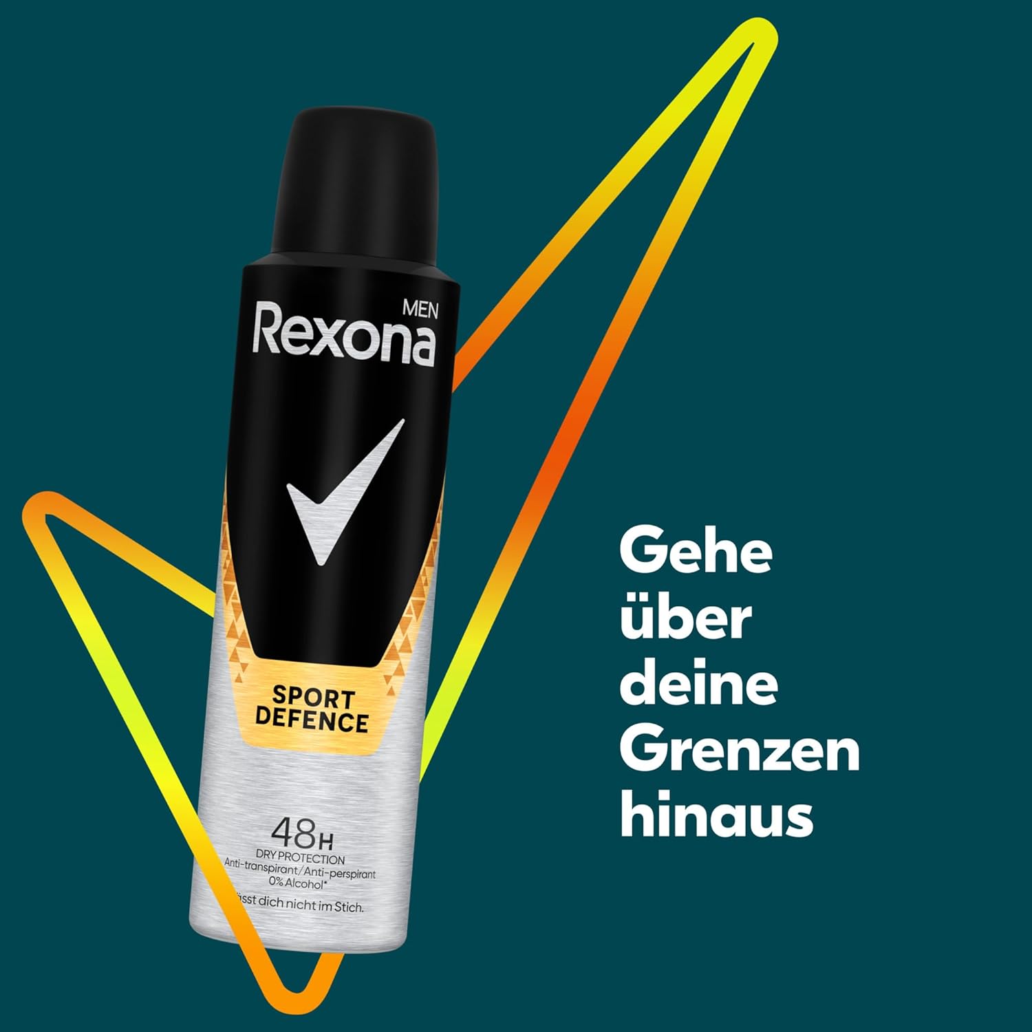 Rexona Men Anti Transpirant Spray Sport Defence Deospray mit 48 Stunden Schutz gegen Körpergeruch und Achselnässe mit Anti-Transpirant-Technologie 6x 150 ml – Bild 5