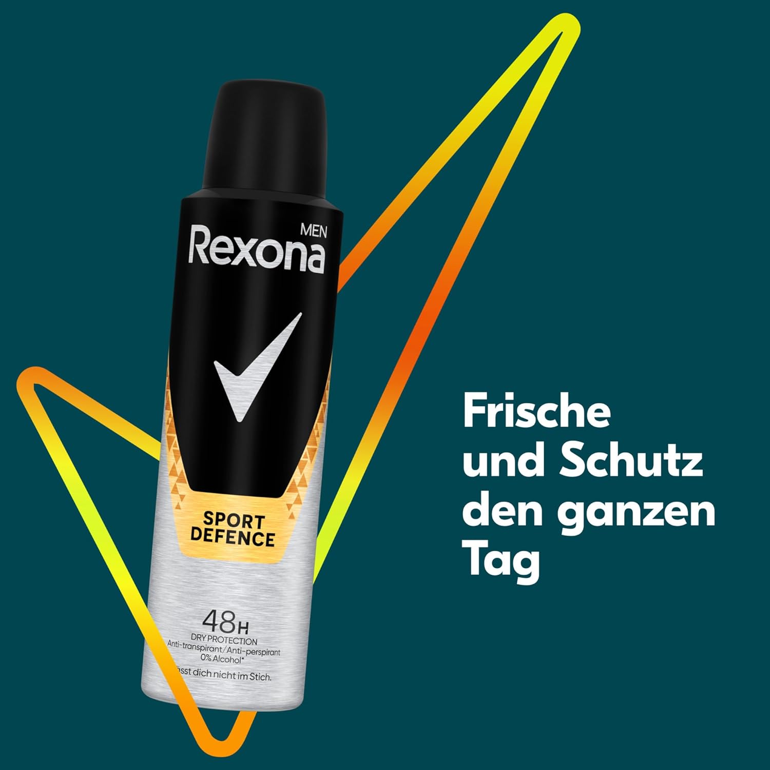 Rexona Men Anti Transpirant Spray Sport Defence Deospray mit 48 Stunden Schutz gegen Körpergeruch und Achselnässe mit Anti-Transpirant-Technologie 6x 150 ml – Bild 3